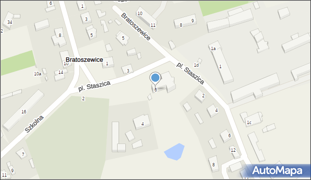 Bratoszewice, Plac Staszica Stanisława, 6, mapa Bratoszewice