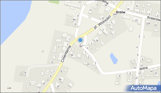 Brdów, Plac Wolności, 5a, mapa Brdów