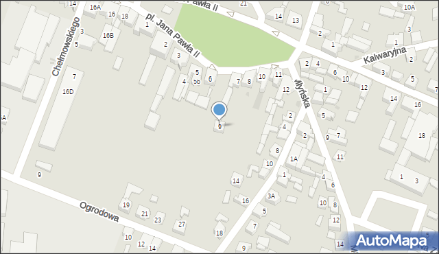 Brusy, Plac Jana Pawła II, 9, mapa Brusy
