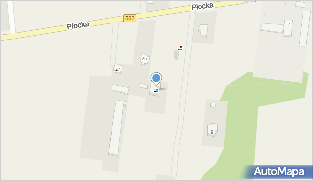 Brwilno, Płocka, 19, mapa Brwilno