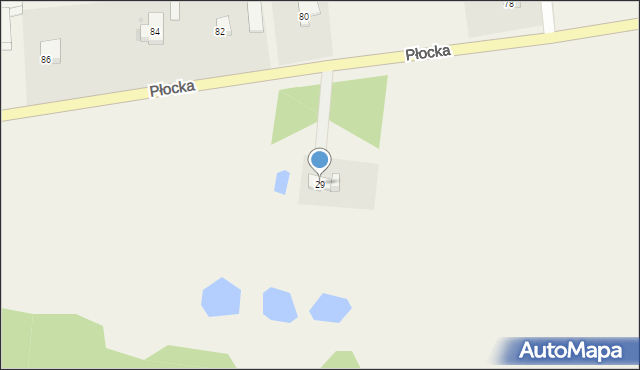 Brwilno, Płocka, 29, mapa Brwilno