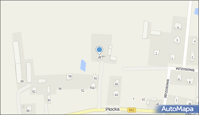 Brwilno, Płocka, 48, mapa Brwilno