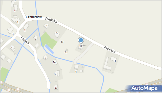 Brzezinka, Pławska, 5A, mapa Brzezinka