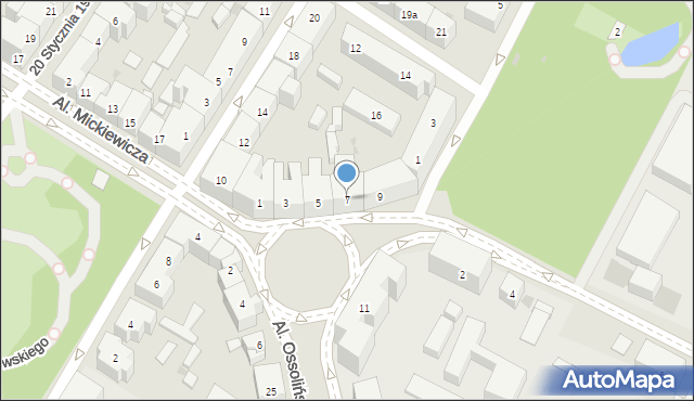 Bydgoszcz, Plac Weyssenhoffa, 7, mapa Bydgoszczy