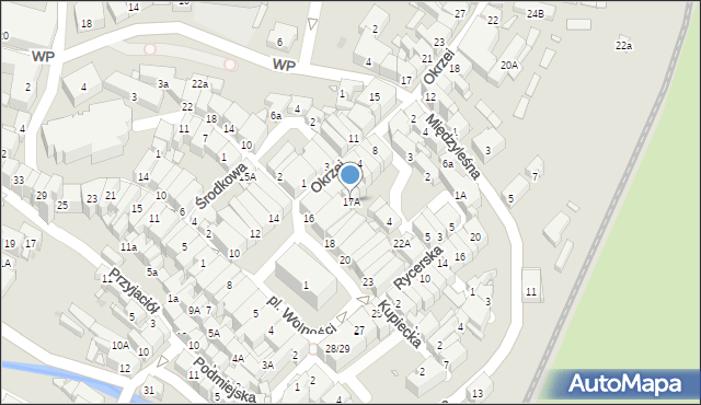 Bystrzyca Kłodzka, Plac Wolności, 17A, mapa Bystrzyca Kłodzka