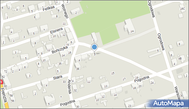 Bytom, Plac Słoneczny, 3, mapa Bytomia
