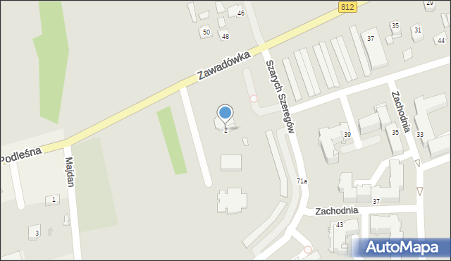 Chełm, Plac Jana Pawła II, 2, mapa Chełma