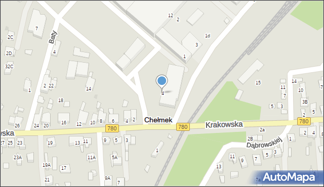 Chełmek, Plac Kilińskiego Jana, płk., 4, mapa Chełmek