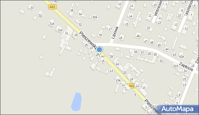 Chocz, Pleszewska, 17, mapa Chocz