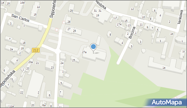 Chojnice, Plac Piastowski, 26, mapa Chojnic