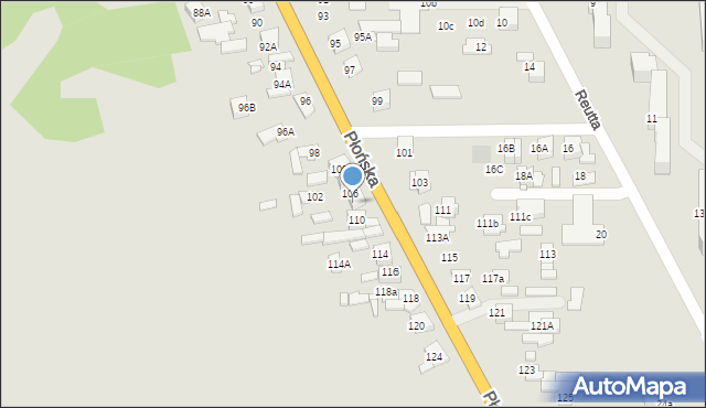 Ciechanów, Płońska, 108, mapa Ciechanów