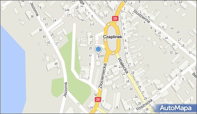 Czaplinek, Plac 3 Marca, 3, mapa Czaplinek