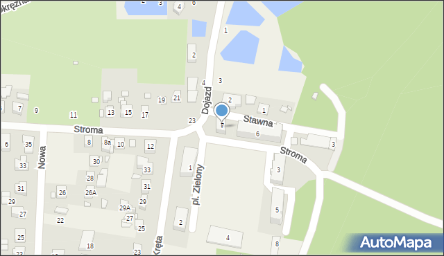 Czerwonak, Plac Zielony, 7, mapa Czerwonak