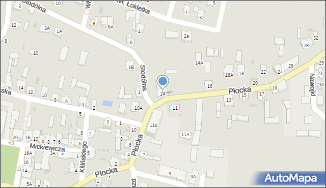 Dobrzyń nad Wisłą, Płocka, 14, mapa Dobrzyń nad Wisłą