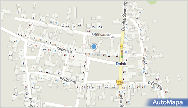 Dolsk, Plac Wyzwolenia, 7a, mapa Dolsk