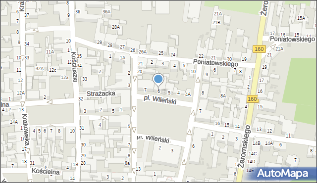 Drezdenko, Plac Wileński, 6, mapa Drezdenko