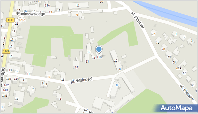 Drezdenko, Plac Wolności, 11A, mapa Drezdenko