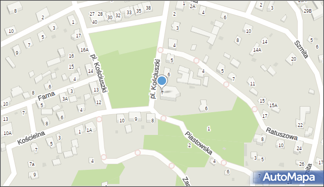 Drohiczyn, Plac Kościuszki Tadeusza, gen., 7, mapa Drohiczyn