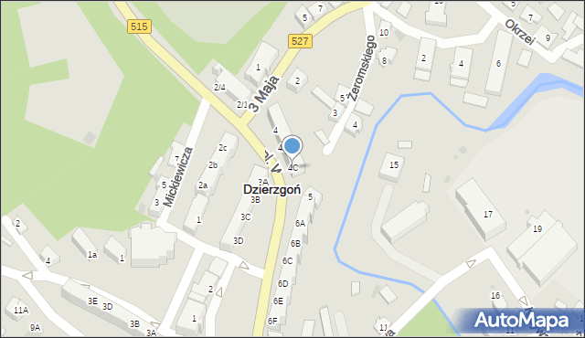 Dzierzgoń, Plac Wolności, 4C, mapa Dzierzgoń