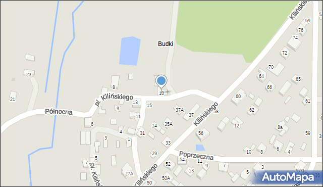 Gąbin, Plac Kilińskiego Jana, płk., 10, mapa Gąbin