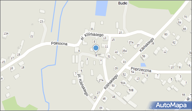 Gąbin, Plac Kilińskiego Jana, płk., 4, mapa Gąbin