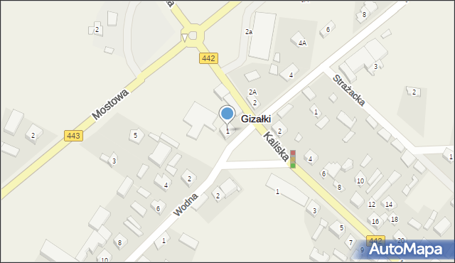 Gizałki, Plac 3 Maja, 1, mapa Gizałki