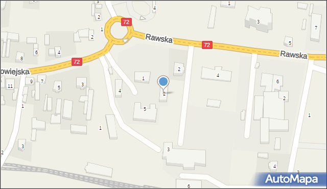 Głuchów, Plac Uniwersytecki, 2, mapa Głuchów