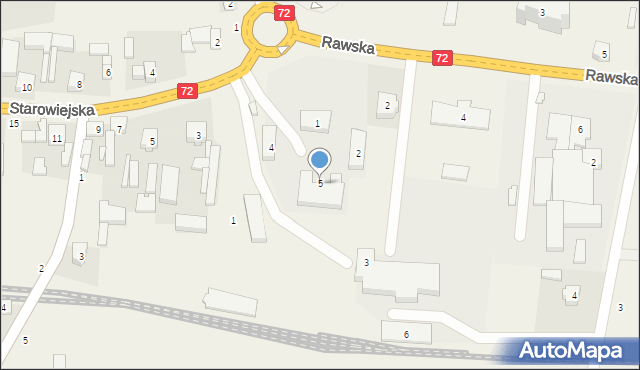 Głuchów, Plac Uniwersytecki, 5, mapa Głuchów