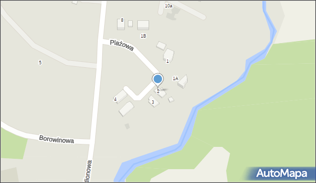 Gołdap, Plażowa, 2, mapa Gołdap
