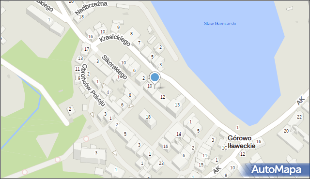 Górowo Iławeckie, Plac Ratuszowy, 11, mapa Górowo Iławeckie