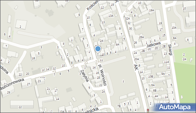 Grójec, Plac Wolności, 12, mapa Grójec