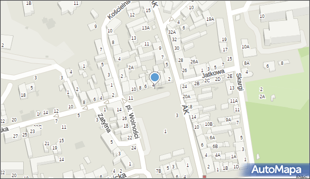 Grójec, Plac Wolności, 4/6, mapa Grójec