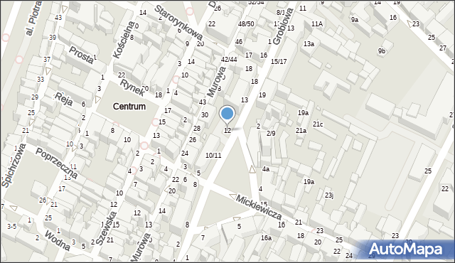 Grudziądz, Plac Niepodległości, 12, mapa Grudziądza