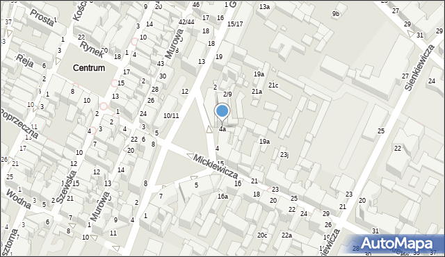 Grudziądz, Plac Niepodległości, 4a, mapa Grudziądza