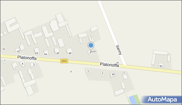 Hodyszewo, Platonoffa Stefana, ppłk., 47, mapa Hodyszewo