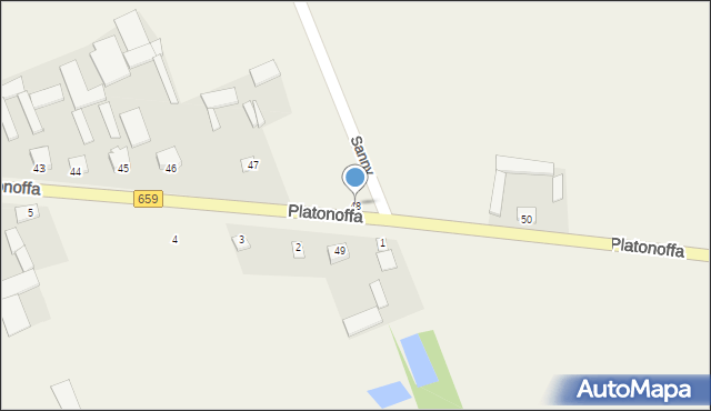 Hodyszewo, Platonoffa Stefana, ppłk., 48, mapa Hodyszewo