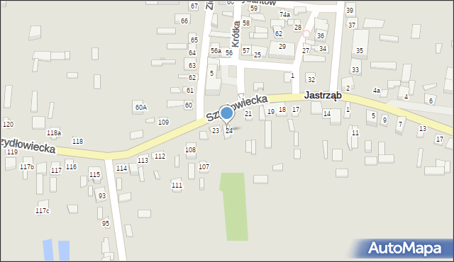 Jastrząb, Plac Niepodległości, 28, mapa Jastrząb