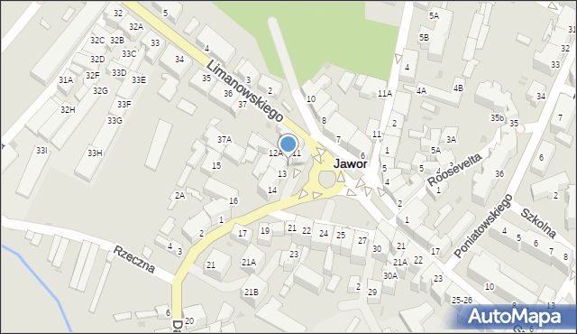 Jawor, Plac Wolności, 12, mapa Jawor