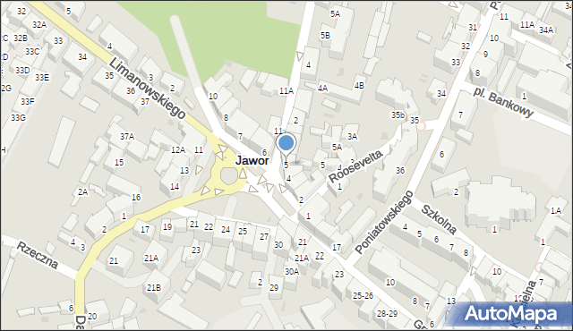 Jawor, Plac Wolności, 5, mapa Jawor