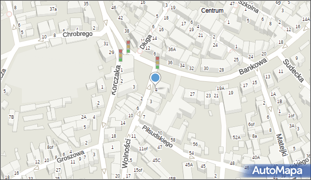 Jelenia Góra, Plac Niepodległości, 4, mapa Jelenia Góra