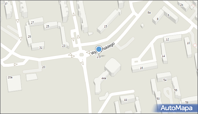 Kalisz, Plac Bohaterów Westerplatte, 1-3, mapa Kalisza