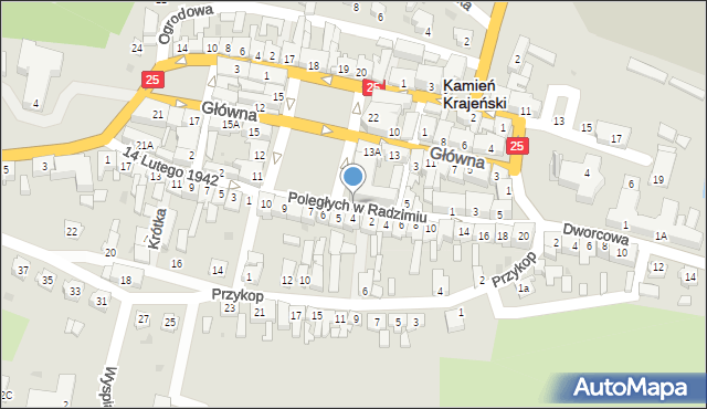 Kamień Krajeński, Plac Odrodzenia, 3a, mapa Kamień Krajeński