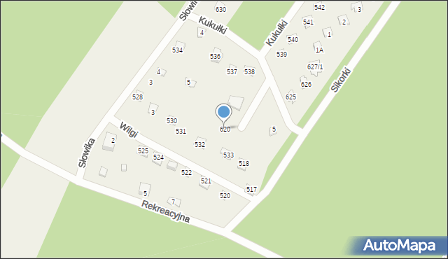 Kamińsko, Plac Jastrzębia, 620, mapa Kamińsko