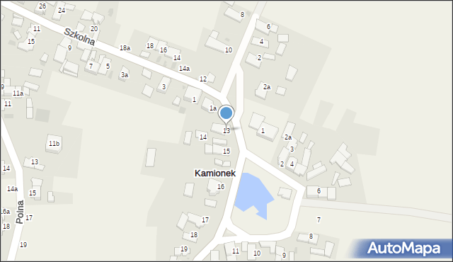 Kamionek, Plac Stawowy, 13, mapa Kamionek