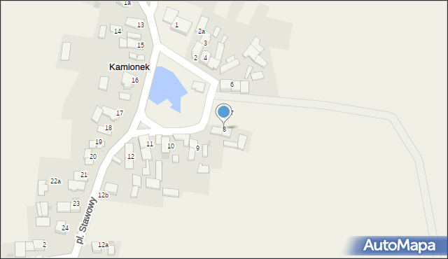 Kamionek, Plac Stawowy, 8, mapa Kamionek