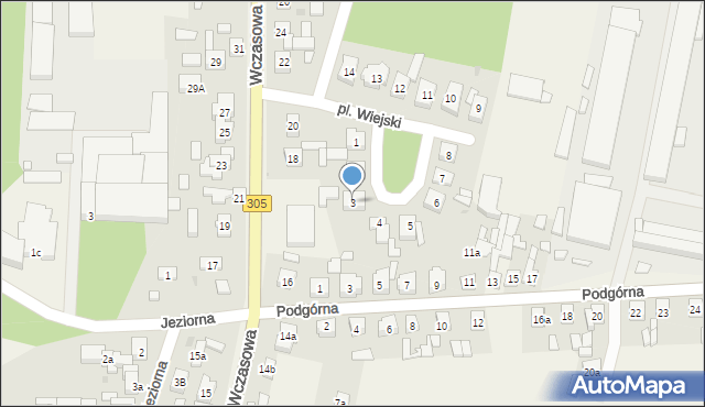 Karpicko, Plac Wiejski, 3, mapa Karpicko