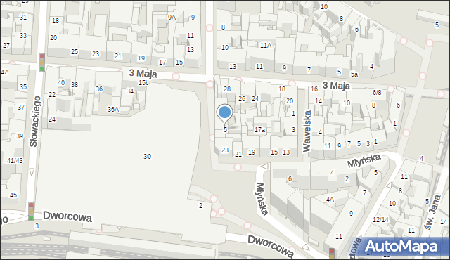 Katowice, Plac Kaczyńskich Marii i Lecha, 5, mapa Katowic