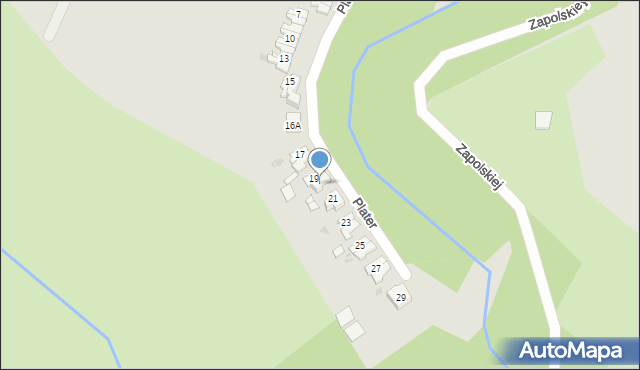 Kędzierzyn-Koźle, Plater Emilii, 20, mapa Kędzierzyna-Koźle