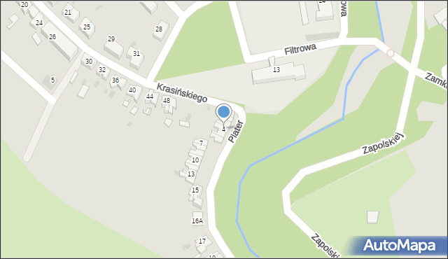 Kędzierzyn-Koźle, Plater Emilii, 4, mapa Kędzierzyna-Koźle