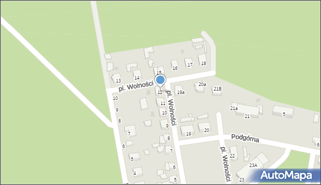 Kępice, Plac Wolności, 12, mapa Kępice